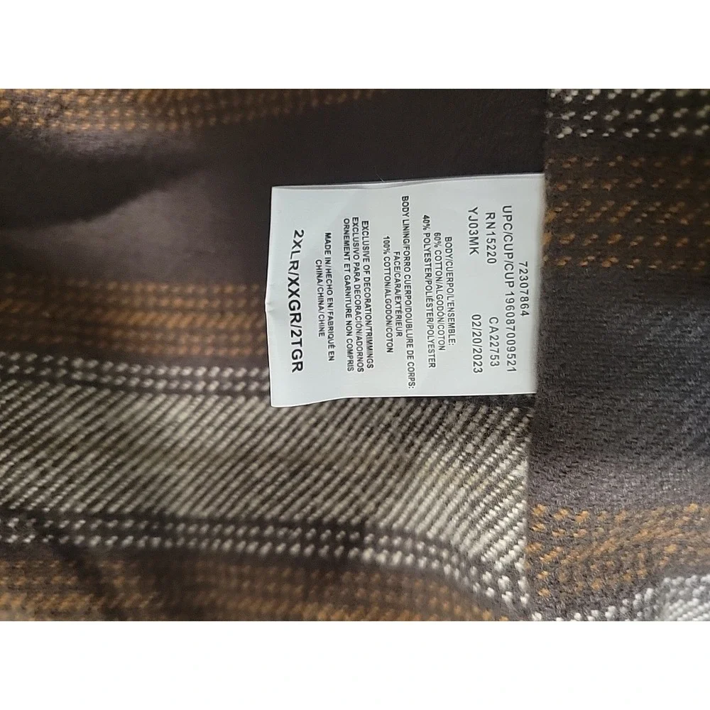 Walls‎ Thick Coat 2XLR Insulated Quilted NWOT